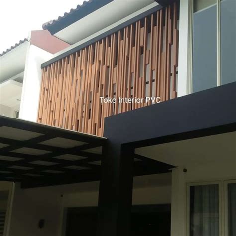 Jual Kisi Kisi Wpc Kayu Minimalis Facade Banyak Pilihan Di Seller Honey