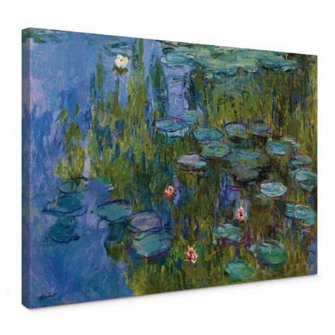 Monet Water Lillies Canvas Print Wall Art