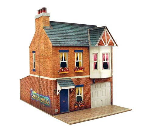 Buy Row House Cardboard Model Making Kit By The Citybuilder 143 Scale