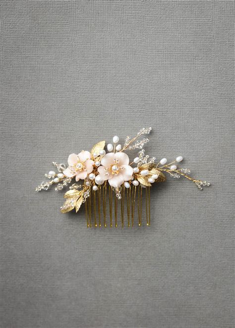 Swept Away Delicate Wedding Hair Combs For Side Swept Hair Tania