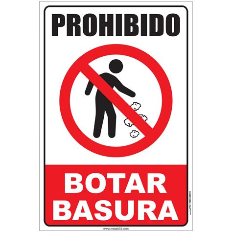 Prohibido Botar Basura META593