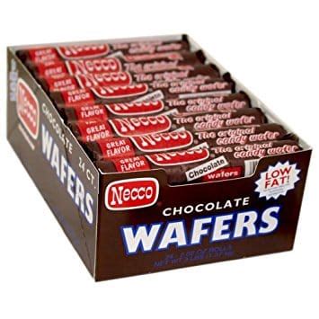 Necco Wafers Chocolate 24 - Pacific Candy Wholesale