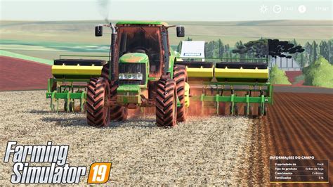 PLANTIO NO 12 A NOVA PLANTADEIRA Farming Simulator 2019 Faz