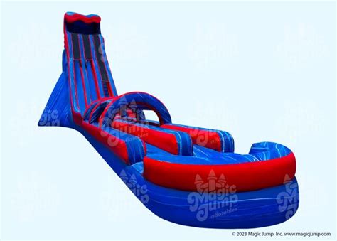 37 Rockin Rapids Giant Inflatable Water Slide Biggest Inflatable Magic Jump Inc