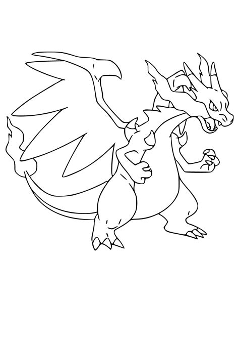 Coloriage Dracaufeu Feu Imprimer Gratuit Pour Adultes Et Enfants