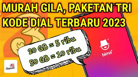 Kode Dial Up Paketan Murah Kartu Tri Terbaru Cara Cepat Daftar