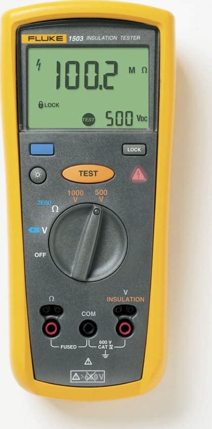 Fluke 1503 Insulation Resistance Testers / Megohmmeter - Type: Battery ...