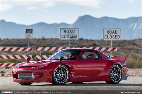 Ravspec Mazda Rx7 Fd On Work Emotion Cr 2p In Gt Silver Gts Finish A Photo On Flickriver