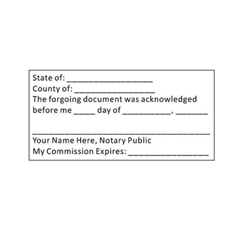 Custom Acknowledgment Stamp Self Inking Trodat 4926 Notary ACK