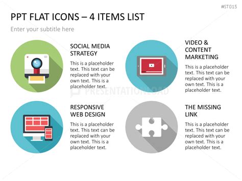 Flat Design - Icons Collection | PowerPoint Templates | PresentationLoad