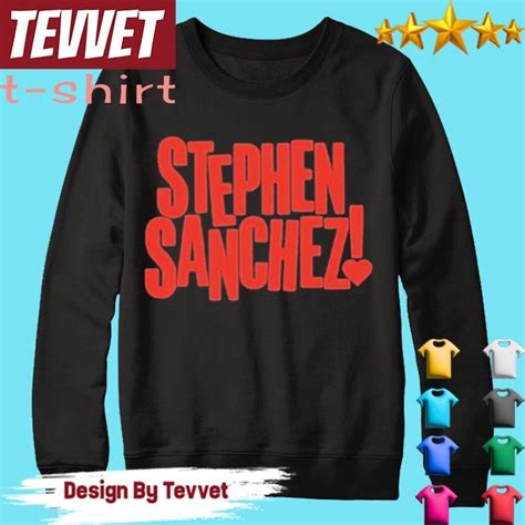 Official Stephen Sanchez Merch Stephen Sanchez Logo Shirt, hoodie ...