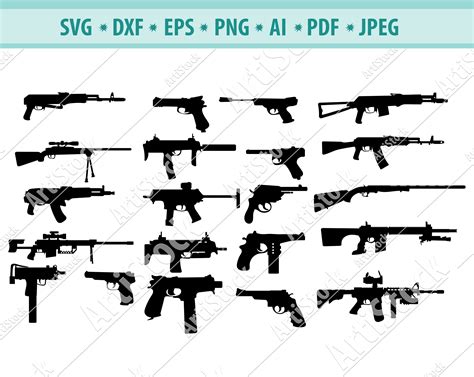 Waffen Svg Gun Svg Jagdpistole Svg Milit Rische Waffe Svg Pistole