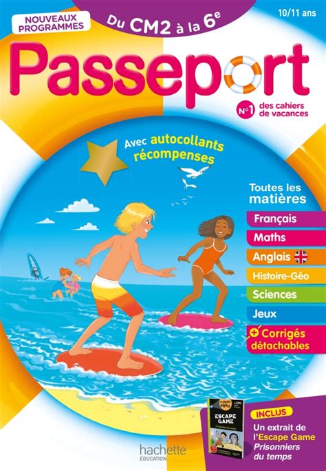 Passeport Du Cm La Me Ans Cahier De Vacances