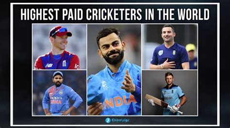 Top Highest Paid Cricketers In The World With Net Worth