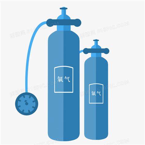 手绘氧气瓶氧气插画免抠素材图片免费下载 PNG素材 编号vj9ir98qe 图精灵