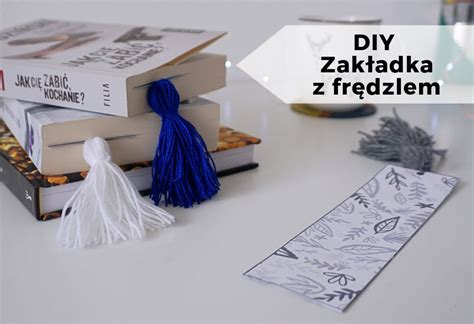 Diy Zak Adka Do Ksi Ki Z Fr Dzlem Zak Adki Do Druku Origamifrog Pl