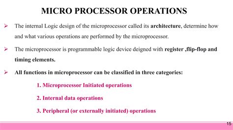 Microprocessor Architecture And Its Operations Ppt