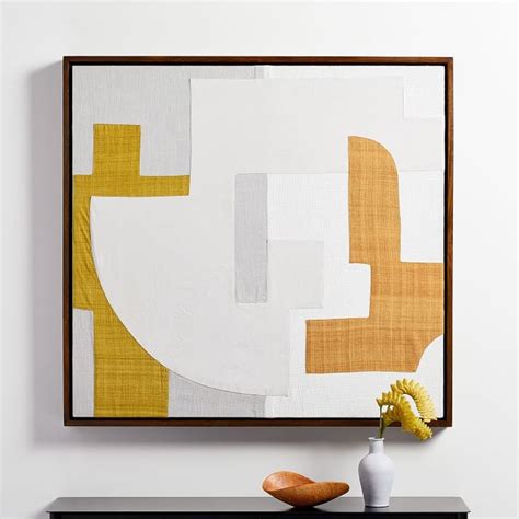 West Elm Pieced Fabric Wall Art Furniture And Decor From West Elm