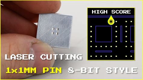 Ultra High Aspect Laser Micro Cutting With Waterjet Laser 8 Bit Style