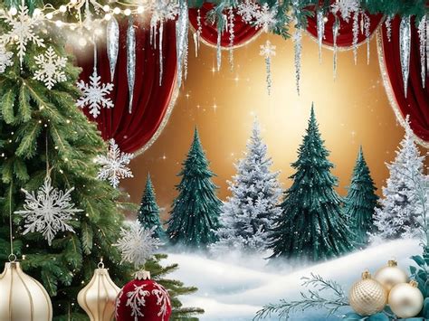 christmas backdrop scene images    freepik