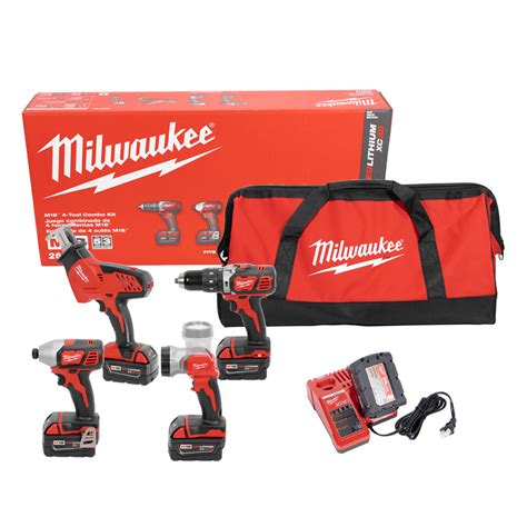 Milwaukee 2695 24 M18 Combo Kit Review 4 Tools Total Home Handbook