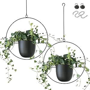 Pe As De Plantas Boho De Metal Para Pendurar Em Plantas De Interiores