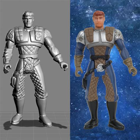 Stl File Star Wars Kenner Shadows Of The Empire Dash Rendar Action