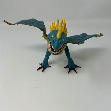 2010 SPIN MASTER HOW TO TRAIN YOUR DRAGON STORMFLY DEADLY NADDER BLUE ...