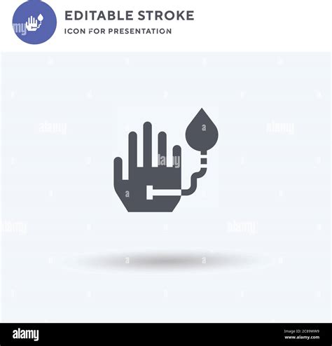 Blood Transfusion Icon Vector Filled Flat Sign Solid Pictogram