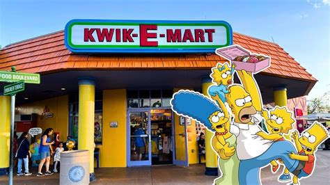 REAL Simpsons Store 🤩 Kwik E Mart in Universal Studios - YouTube