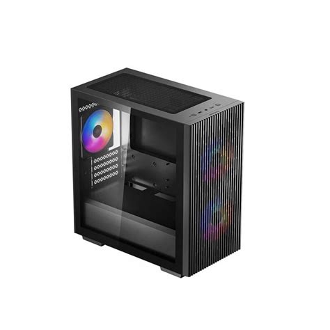 Deepcool Matrexx Fs Tri Color Led Cabinet Black Techmart Unbox