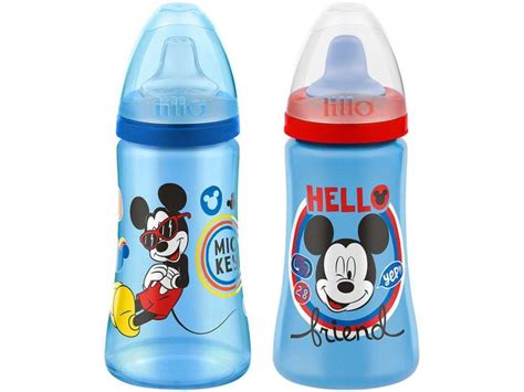 Copo Treinamento 300ml Lillo Baby Colors Disney Evolução 2 Unidades