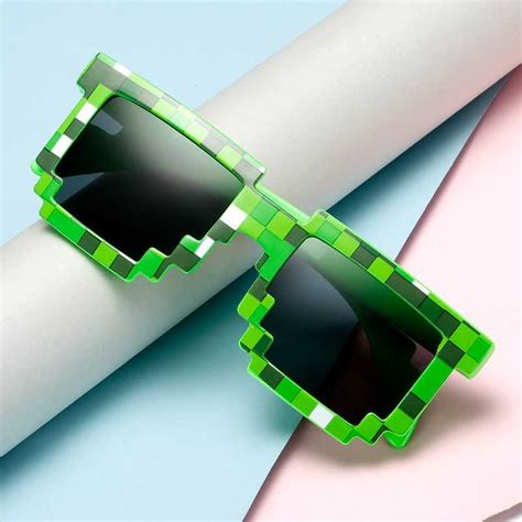 Lunettes De Soleil Drôles Pour Garçons Et Filles Lunettes Pixel Cre