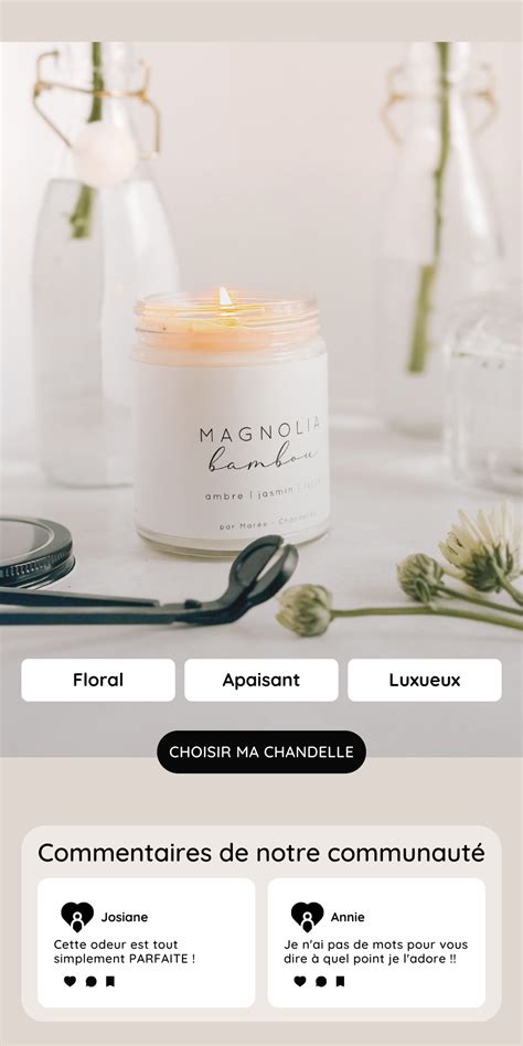 D Couvrez Ce Nouveau Parfum Maree Chandelles