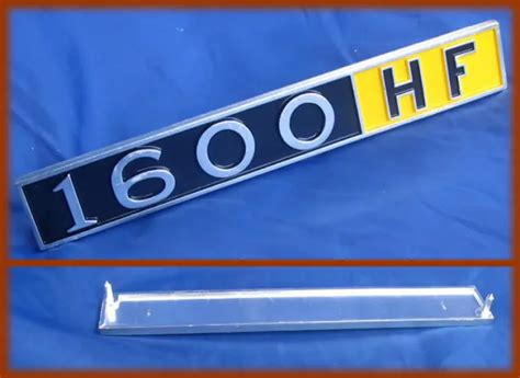 Lancia Fulvia Hf Scritta Logo Badge Script Hf Eur