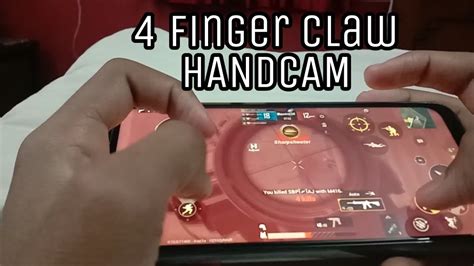 4 Finger Claw Handcam Gyro Always On Pubgmobile Tranxyop