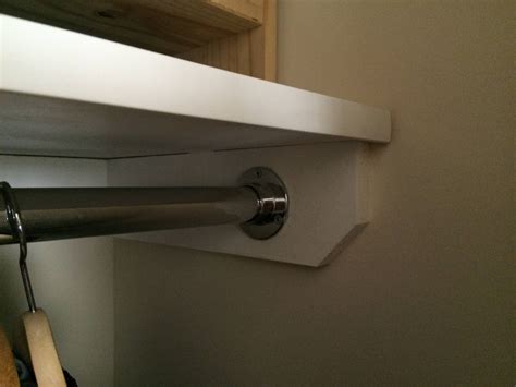 How To Install Closet Rod Brackets At Rachael Schultz Blog