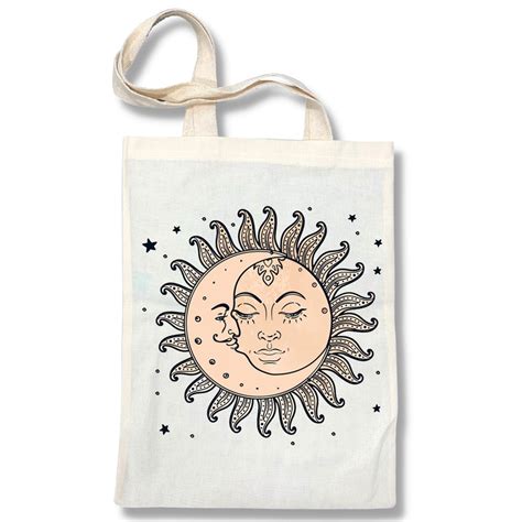 Ecobag Sacola Bolsa Lua E Sol Shopee Brasil