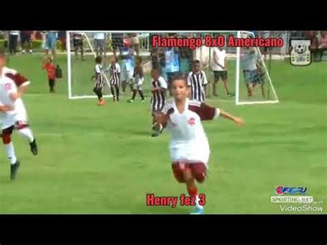 Flamengo X Americano Pela Copa Dente De Leite Henry Fez Gols Youtube