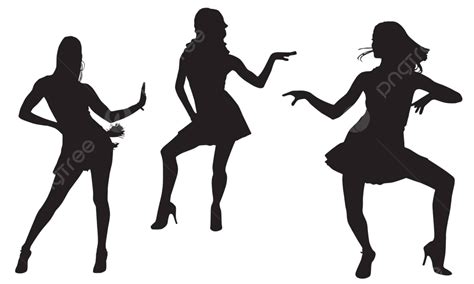 Siluetas De Mujeres Bailando Ballet Bailarina Bailarina Vector PNG