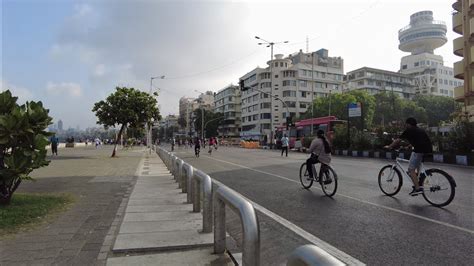 4K Walking Tour Of Marine Drive Mumbai S Liveliest Place