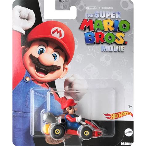 Hot Wheels Super Mario Kart Mario gokartja kisautó 1 64 Mattel vásárlás a Játékshopban