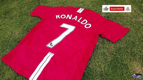 Camiseta Que Us Cristiano Ronaldo En El Manchester United Youtube