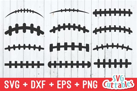 Football Laces SVG File Free