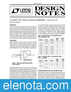 OPERATIONAL AMPLIFIERS Datasheet PDF 139 KB Linear Technology