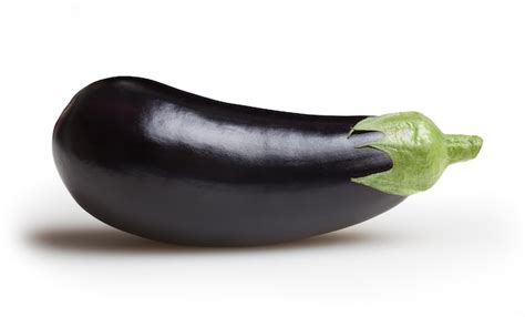 Premium Photo | Fresh eggplant isolated on white background with