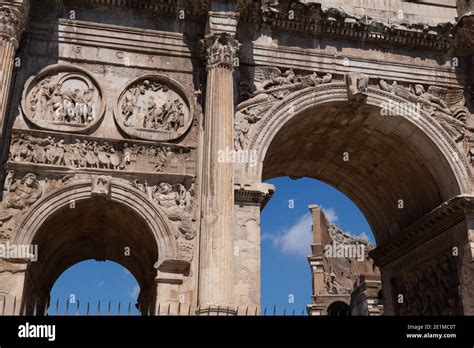 Arch Of Constantine Italian Arco Di Costantino In Rome Italy