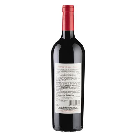 Vinho Argentino Tinto Seco Fincas Alfredo Roca Cabernet Sauvignon