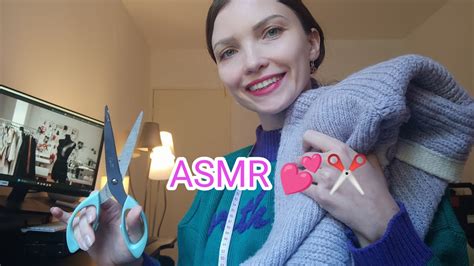 Asmr Taking Your Measurements Gently💜 ️АСМР АТЕЛЬЕ Сниму мерки нежно 💜