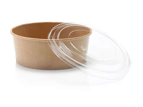 Conjunto Bowl Kraft 1300ml Koma Food Packaging